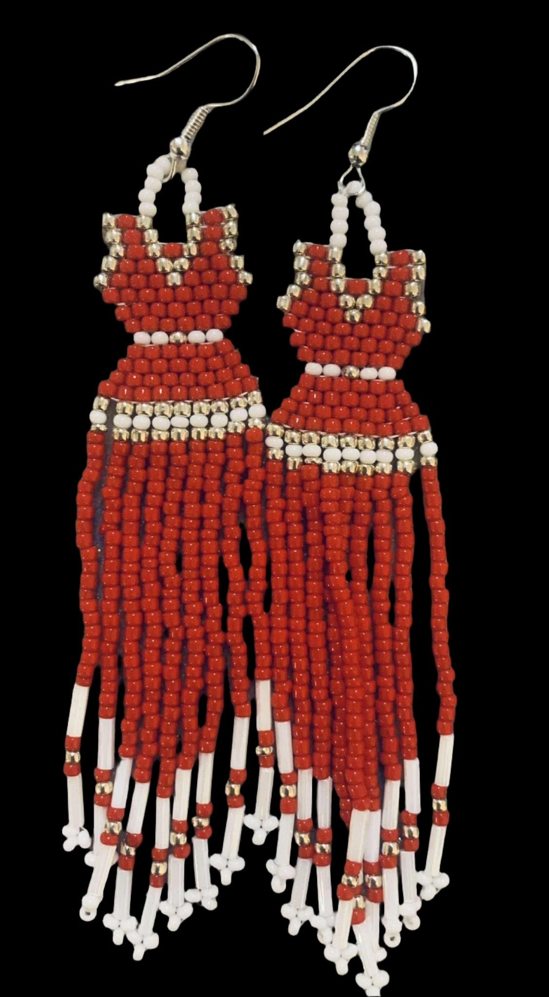 MMIW Red Dress Earrings True Descendants MMIW Red Dress Earrings True Descendants