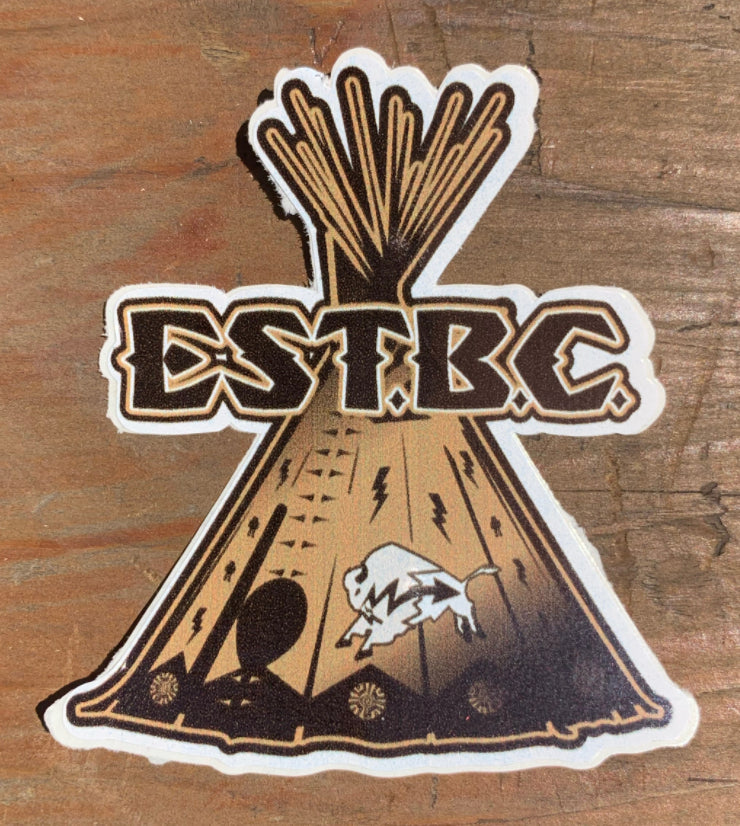 Est.b.c. Tipi sticker