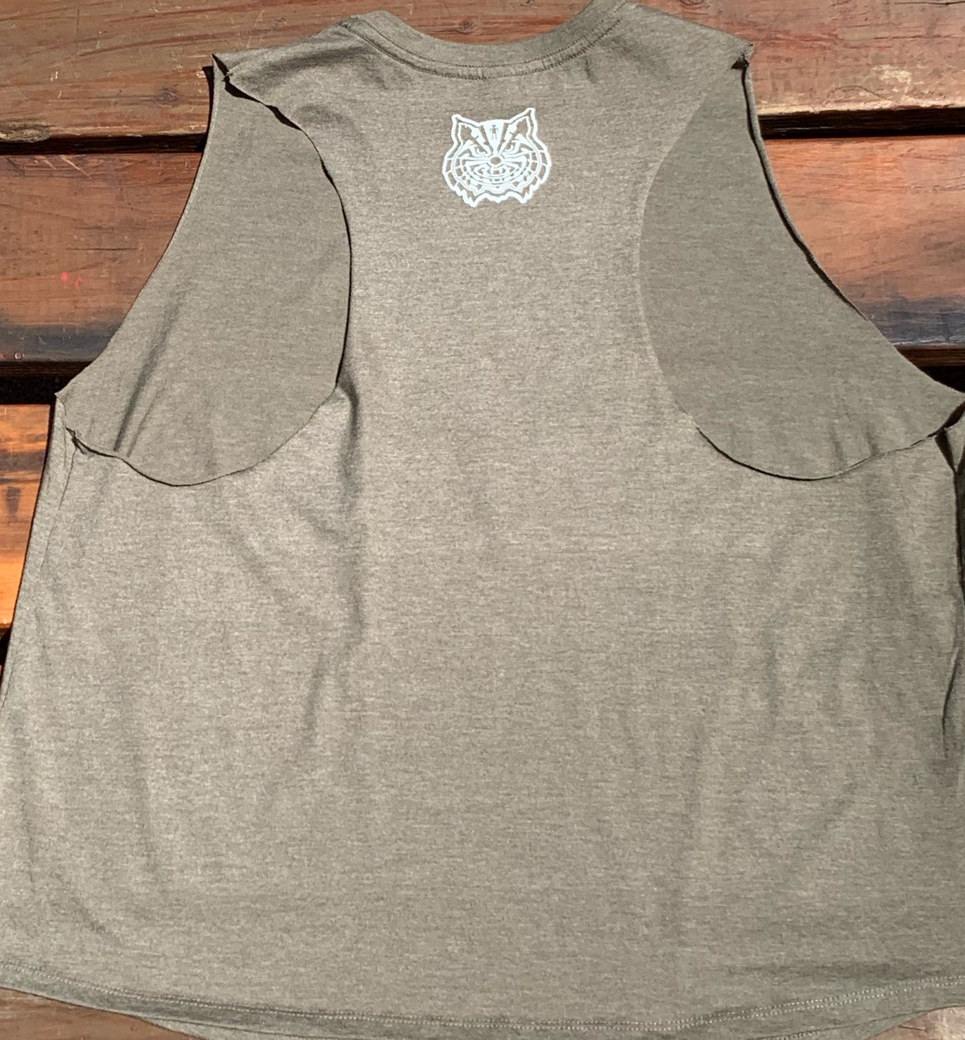 Woman's Your on O'odham Land loose tank tan