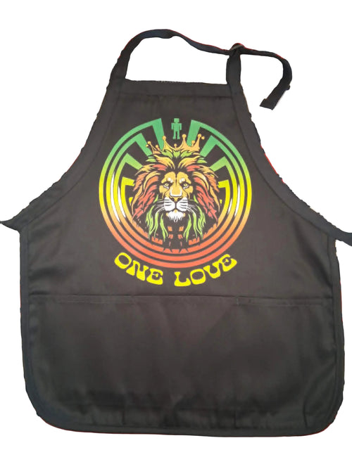 Black One Love Apron