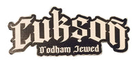 Cukson O'odham Jewed Sticker white on black