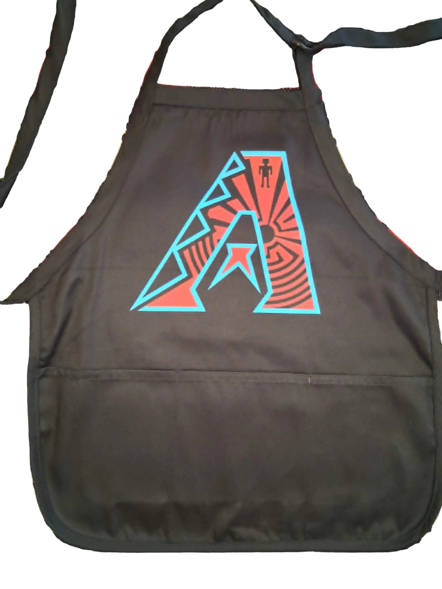 Black Arizona Diamond Back Apron