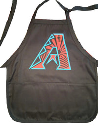 Black Arizona Diamond Back Apron