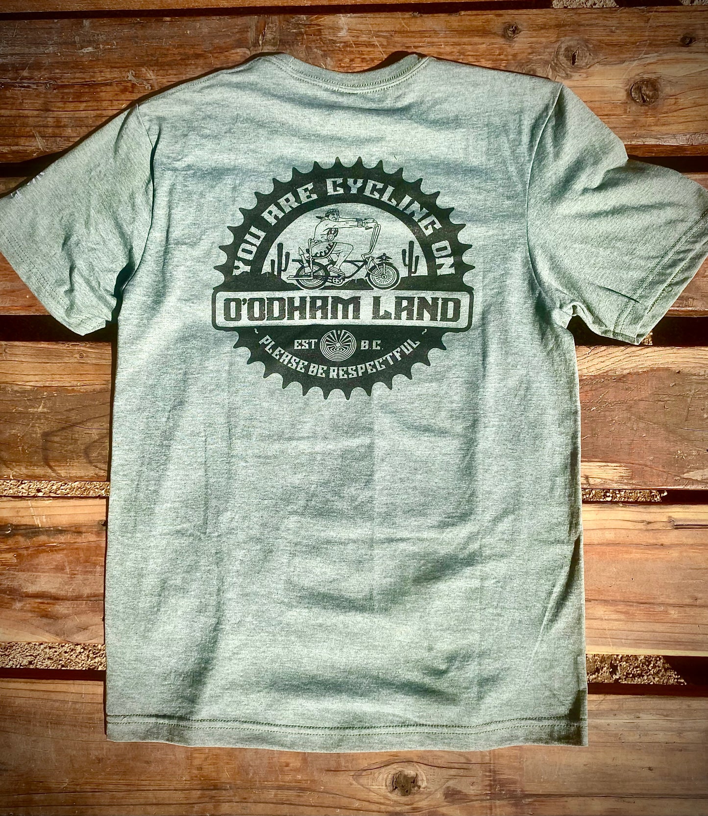 You Are Cycling On O'odham Land T-shirt