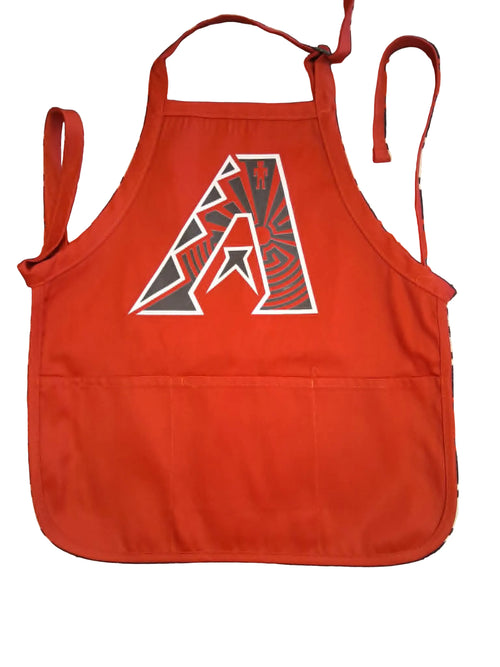 Red Diamond Back Apron